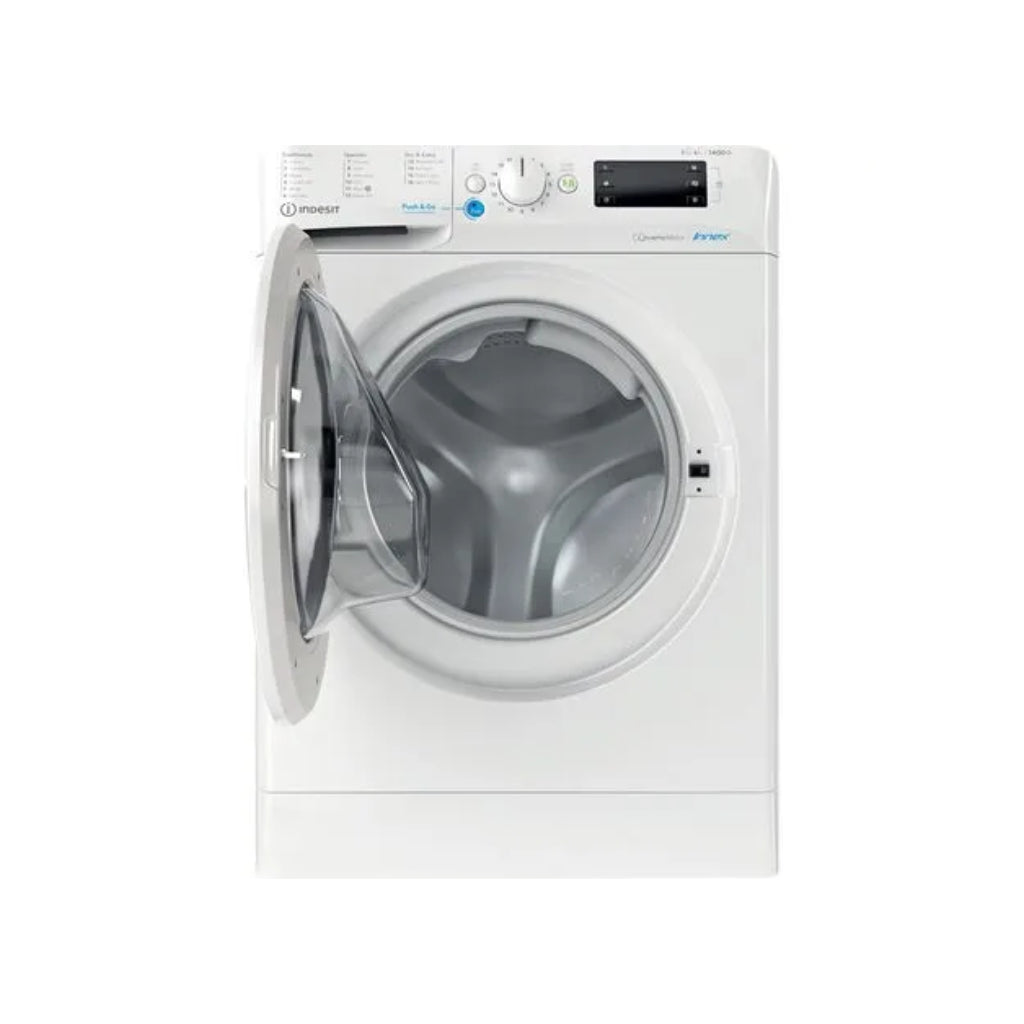 Indesit BDE 86436X W UK N, Freestanding washer dryer: 8kg / 6 kg - 1400 rpm
