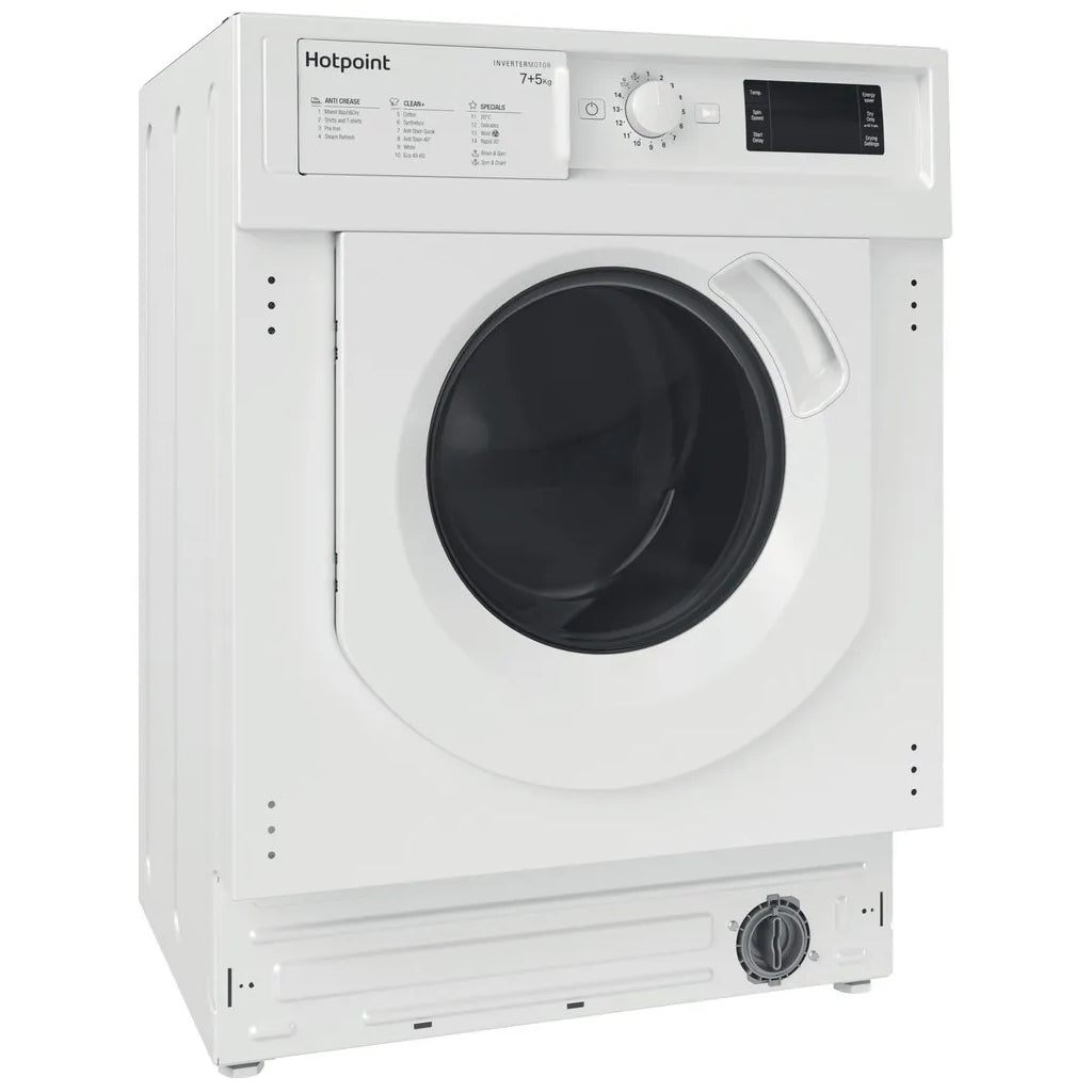 Hotpoint BIWDHG75148UKN Anti-stain 7+5kg Built-in Washer Dryer