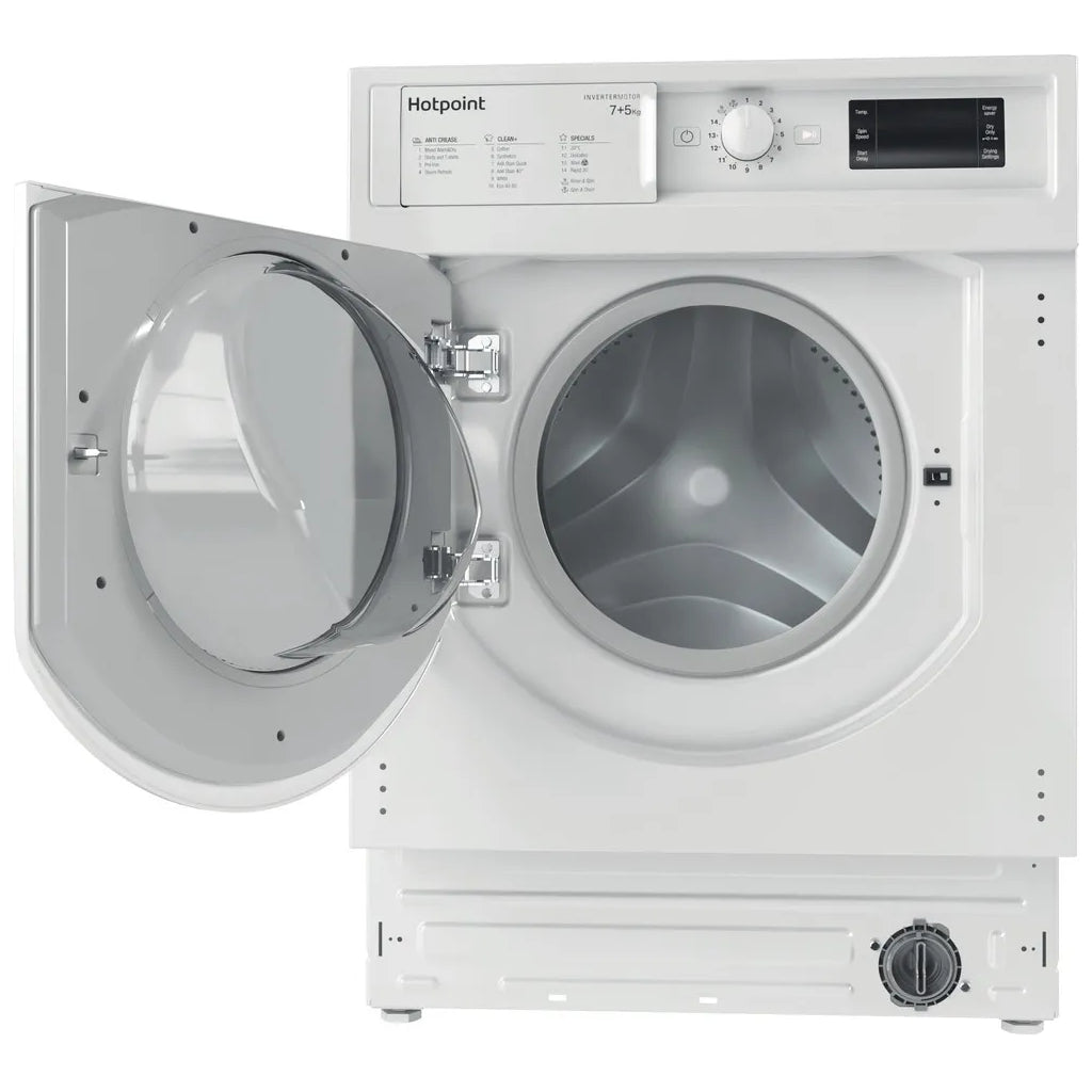Hotpoint BIWDHG75148UKN Anti-stain 7+5kg Built-in Washer Dryer
