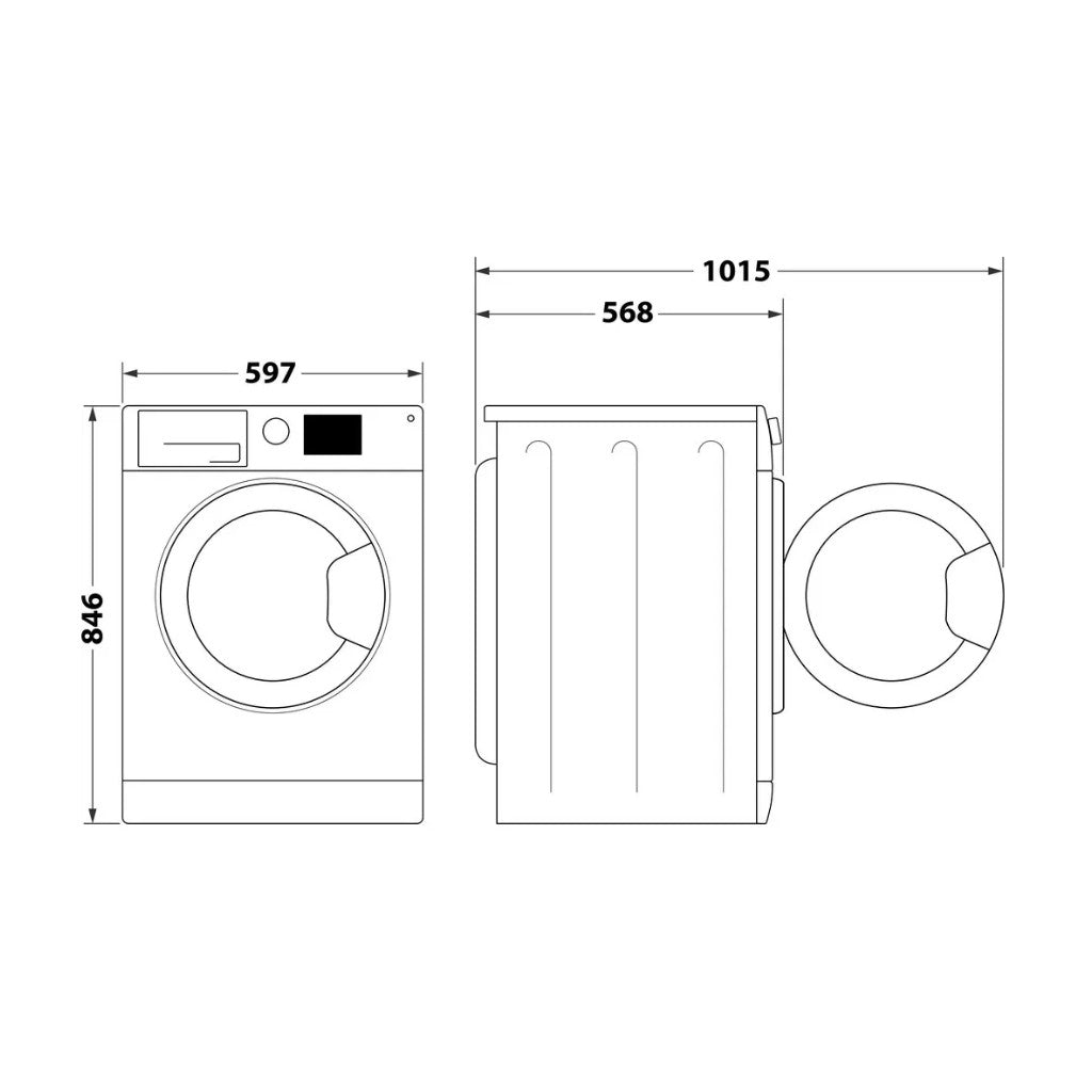 Hotpoint CHDC82WWGDUK 8kg Condenser Tumble Dryer