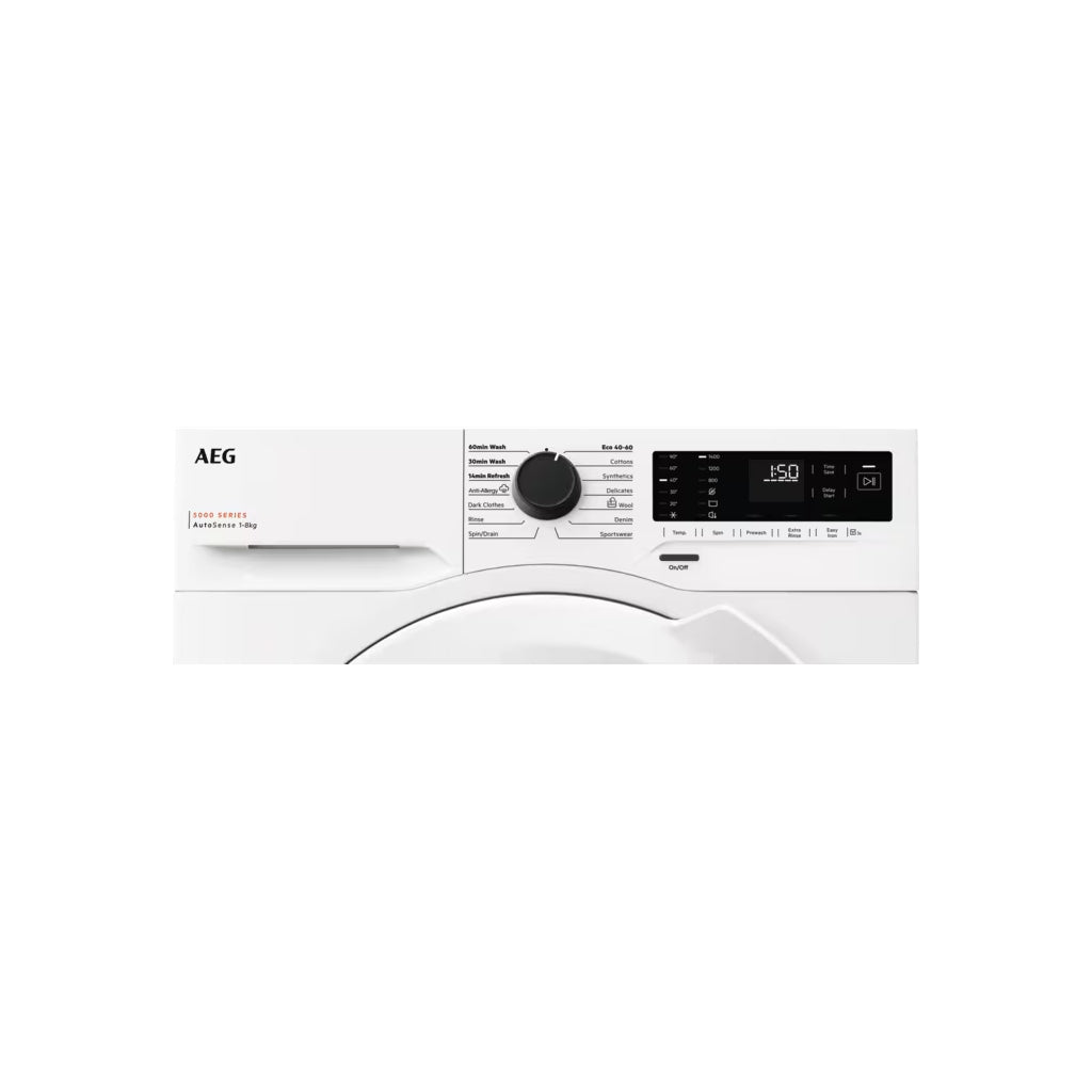 AEG LFX50842B Freestanding Washing Machine 8 kg