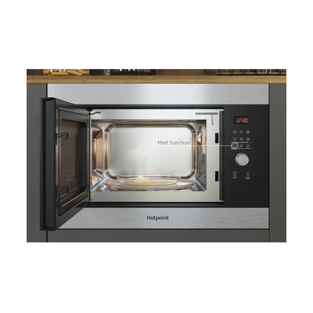 Hotpoint MF25G IX H Built In Microwave with Grill