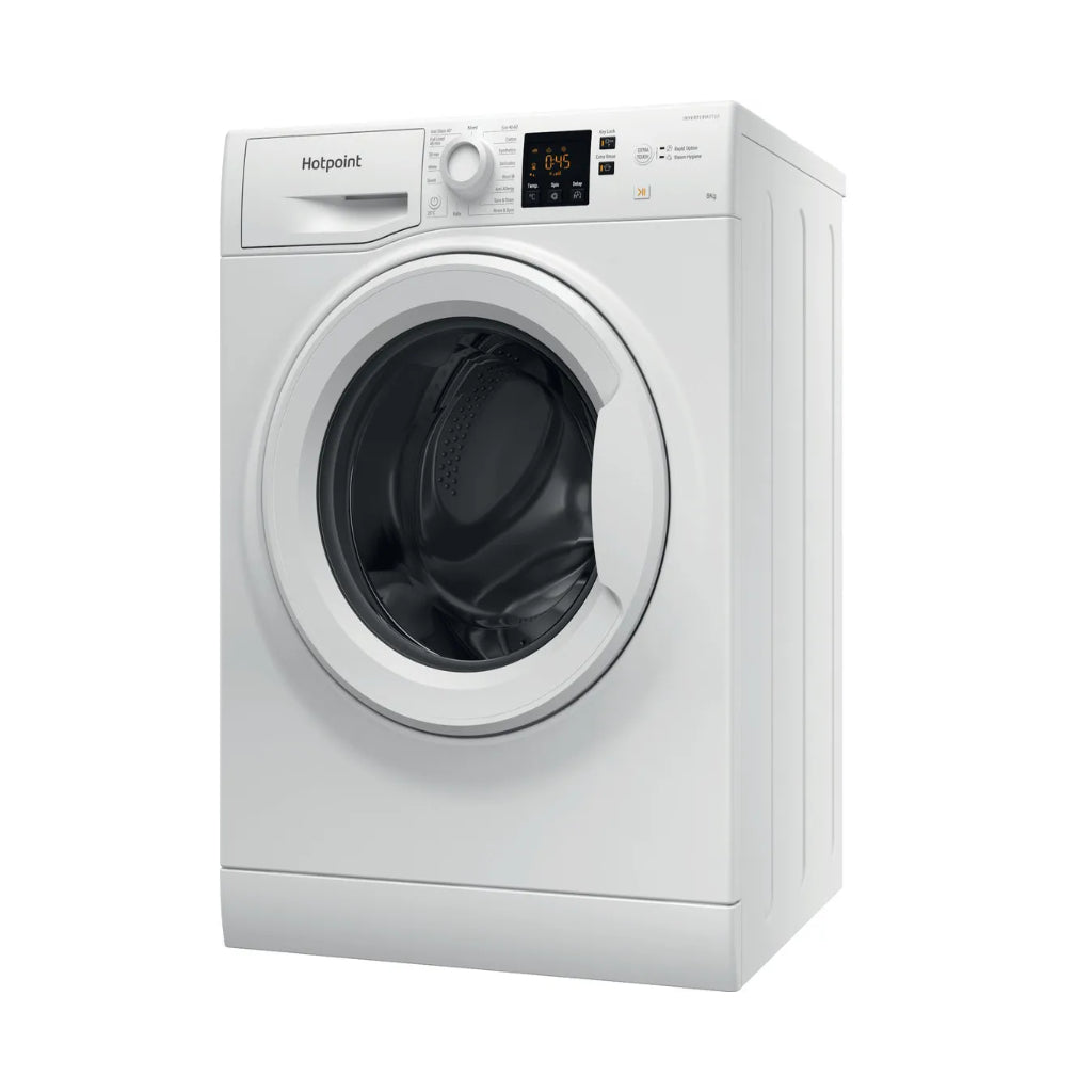 Hotpoint NSWF 846 W UK Freestanding 8kg Washing Machine with Anti-stain