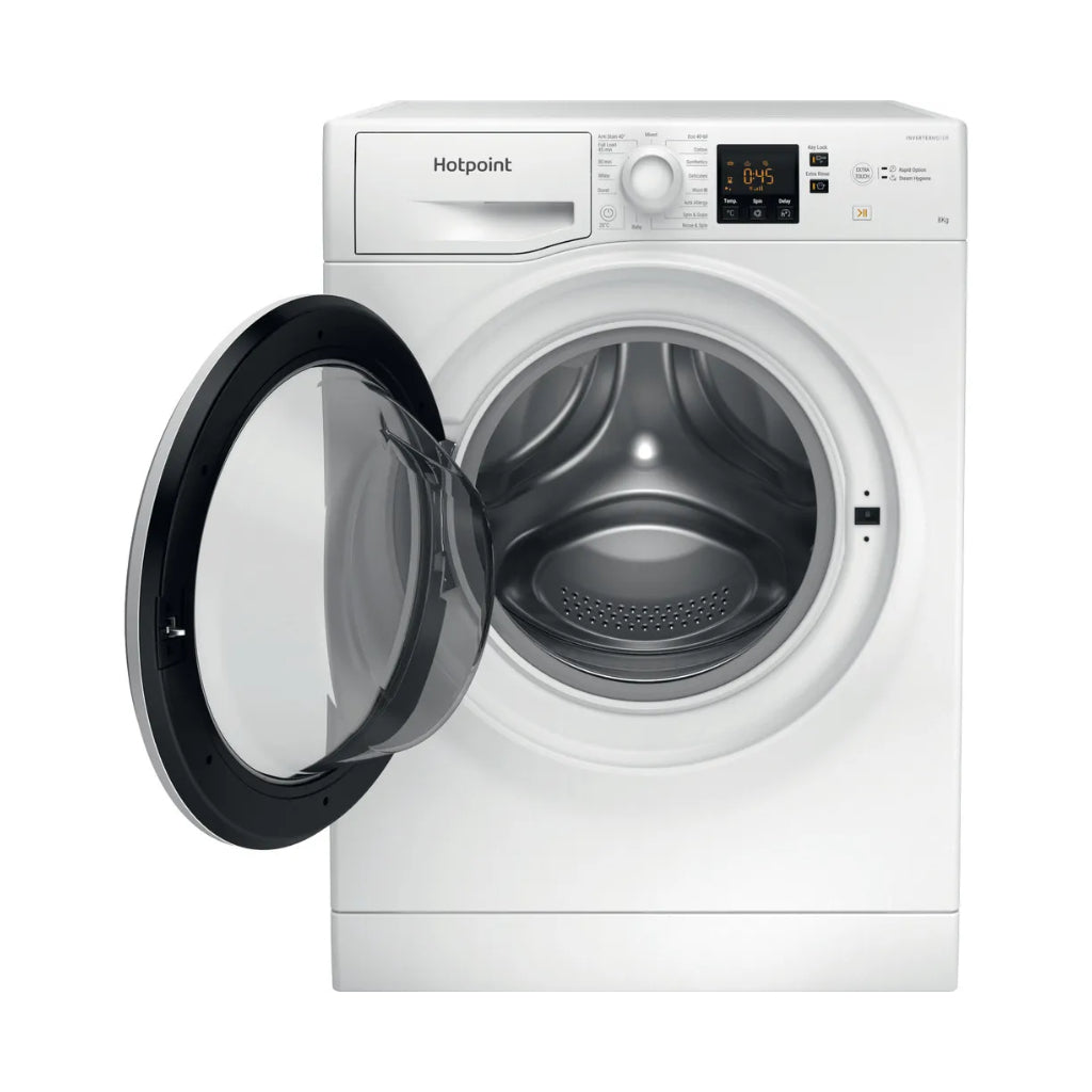 Hotpoint NSWF 846 W UK Freestanding 8kg Washing Machine with Anti-stain