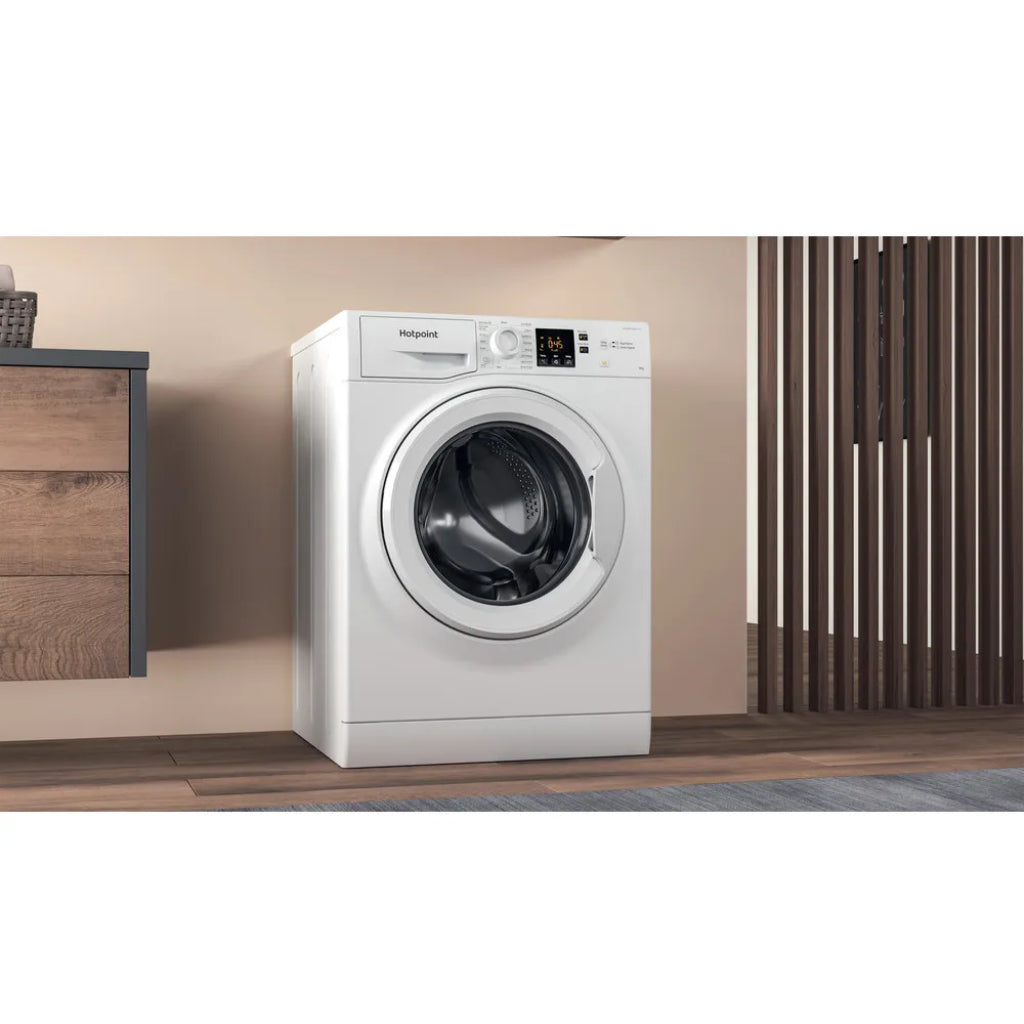 Hotpoint NSWF 946 W UK Freestanding 9kg Washing Machine with Anti-stain